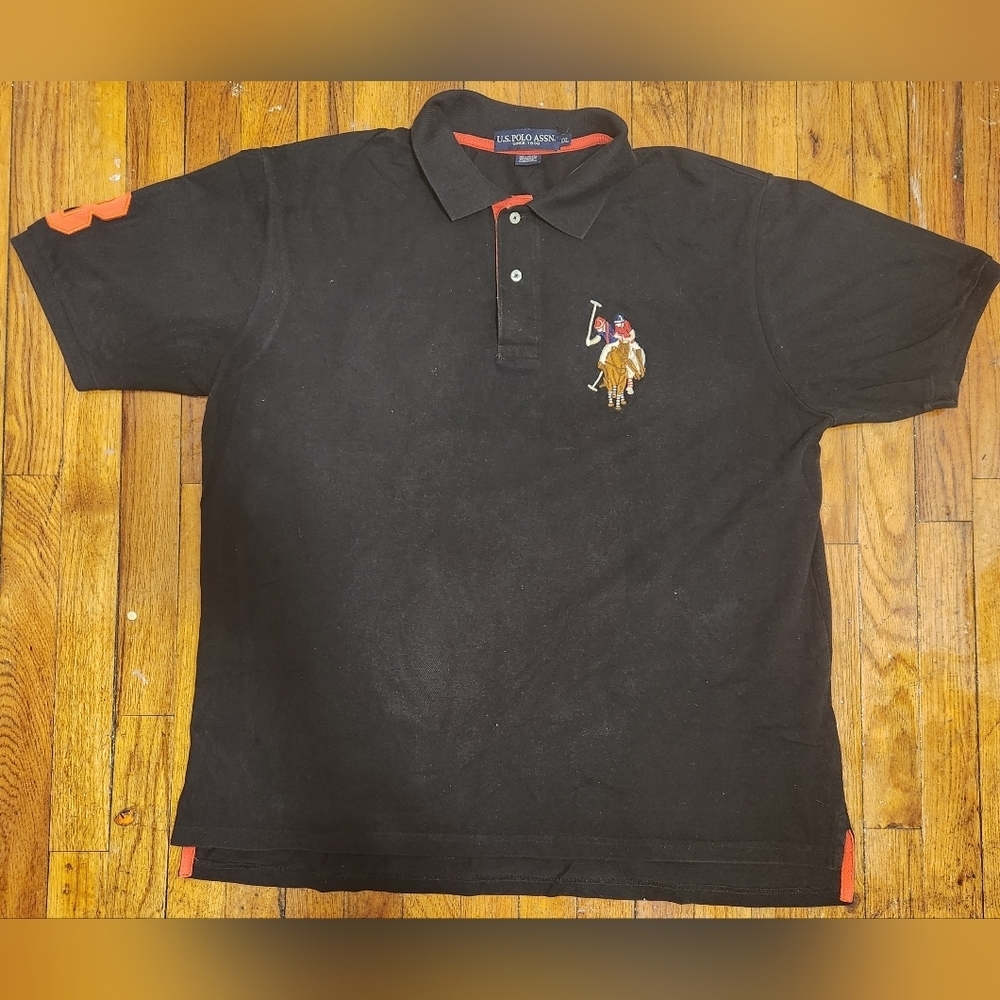 U.S. Polo Assn. Black Polo Shirt